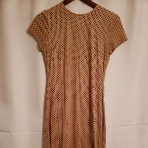 Bisou Bisou Faux Suede Dress